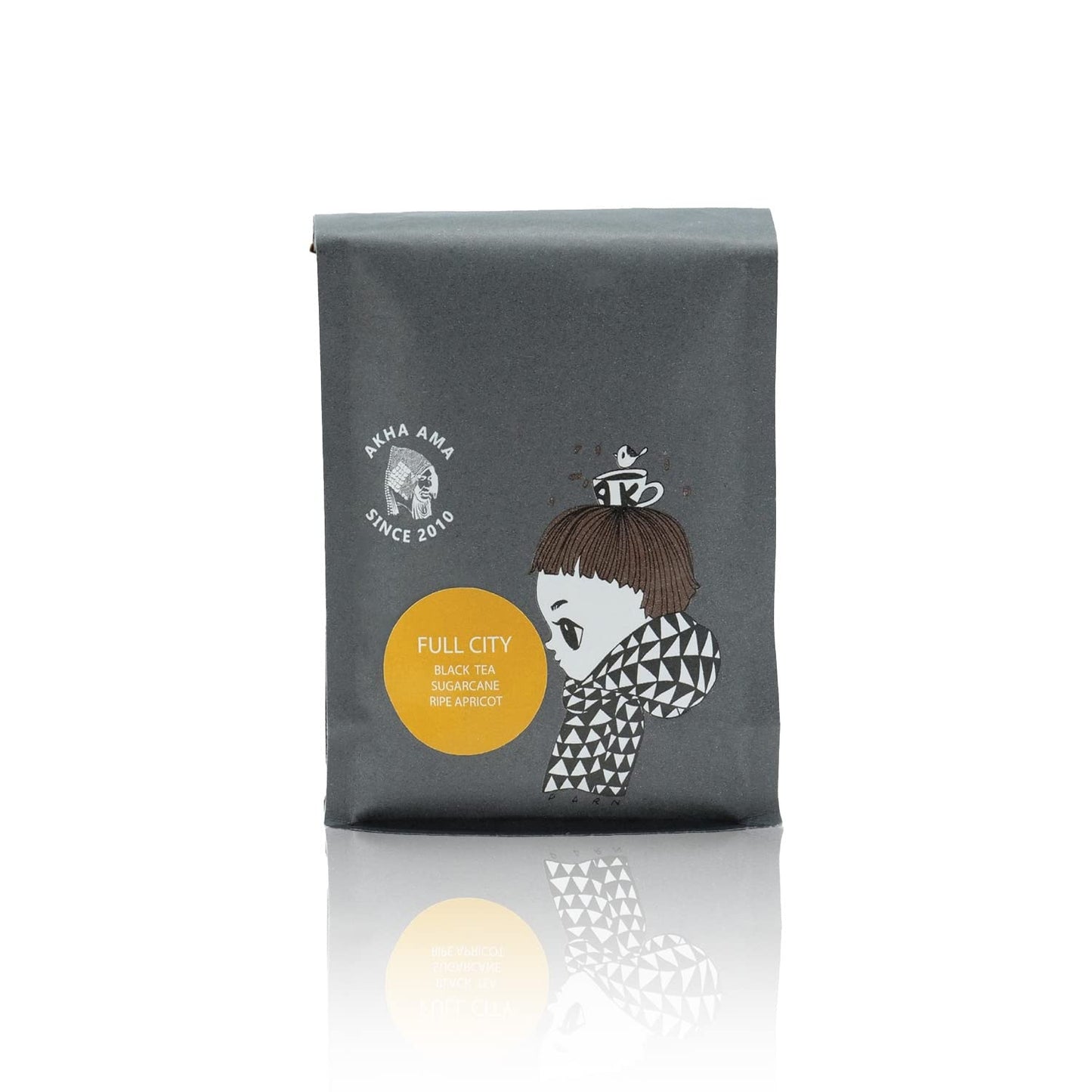 Akha Ama Whole Bean Coffee Blend, Thai Coffee Beans, Light Espresso Roasted, Full City Blend, Single Origin Roasted Coffee Bean from Thailand, 8.8 oz