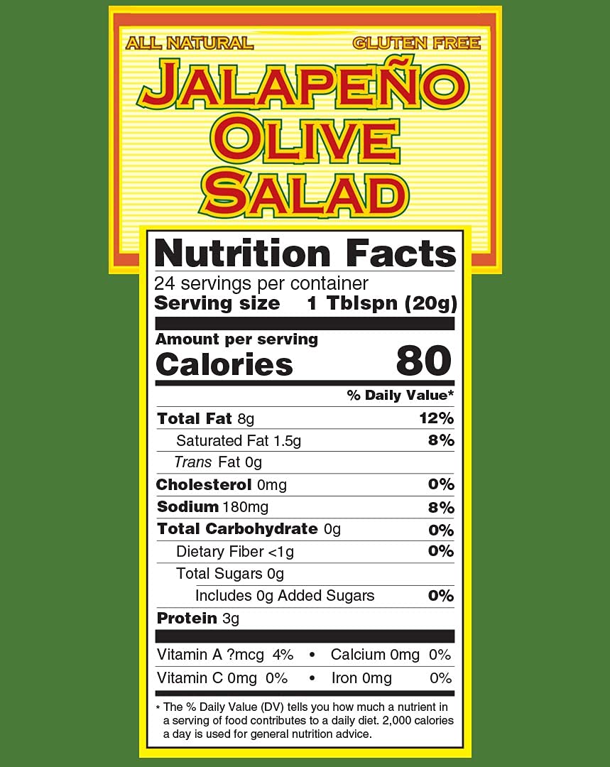 Gambino's Jalapeno Olive Salad