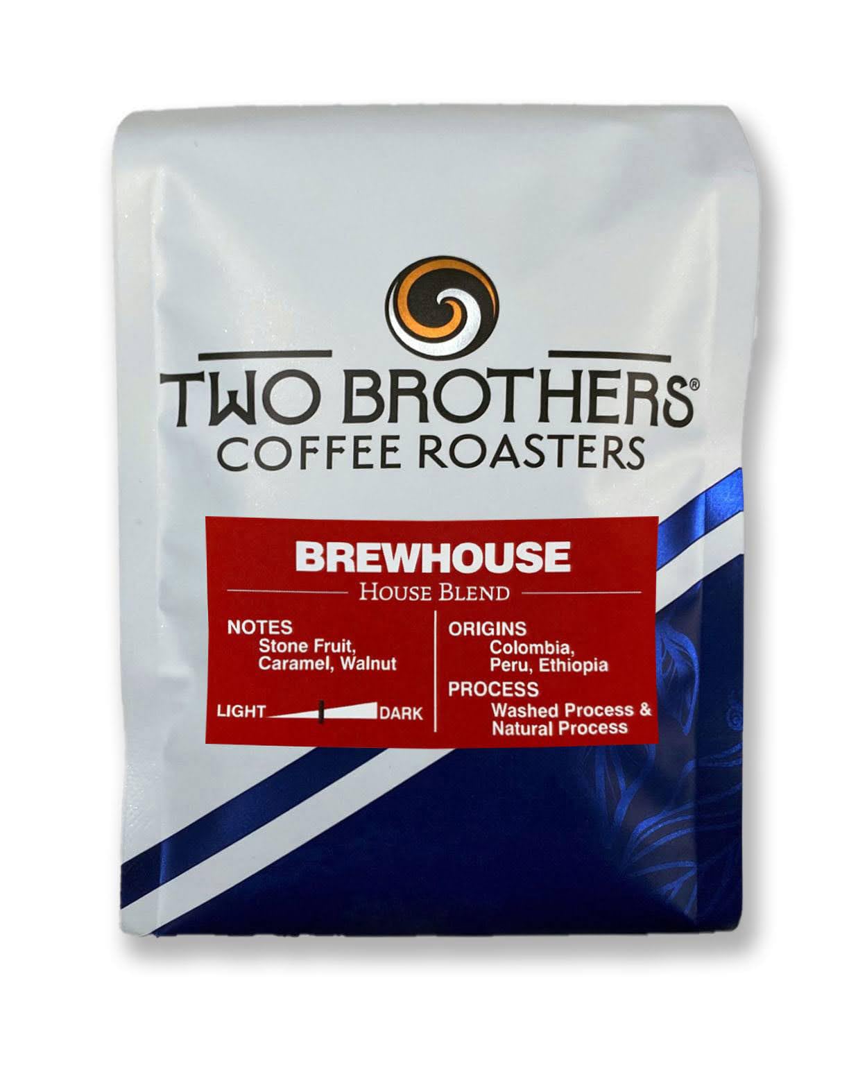 Two Brothers Coffee Roasters, Brewhouse Blend - 12oz - Whole Bean