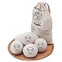 BienStylife 6-Pack Wool Dryer Balls Reusable Laundry Balls for Dryer Natural Fabric Softeners and Wrinkle Release, Organic and Eco Wool Dryer Ball