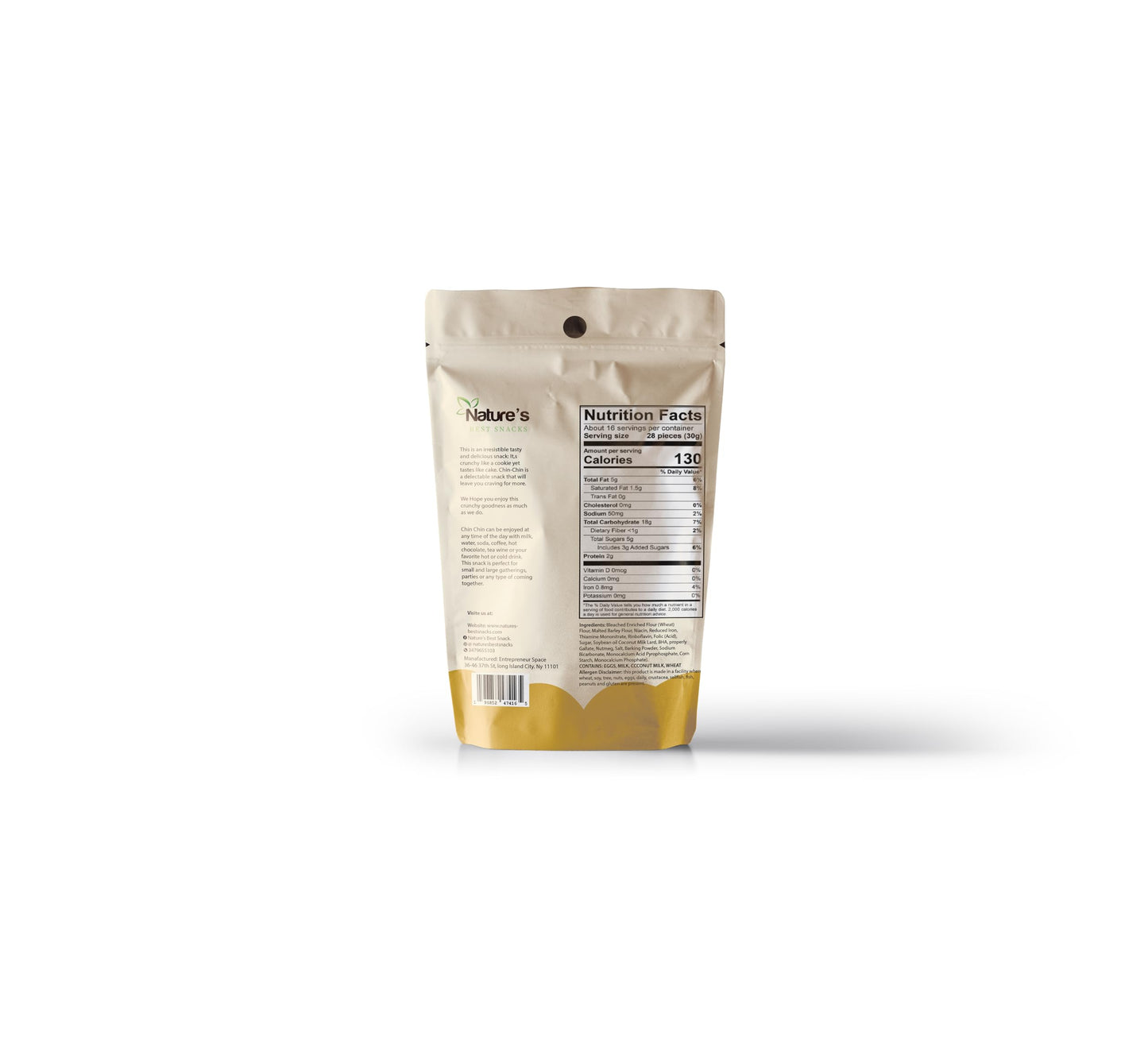 ChinChin Snacks - African Style Snacks Grab and go pack 3oz (6 packs)