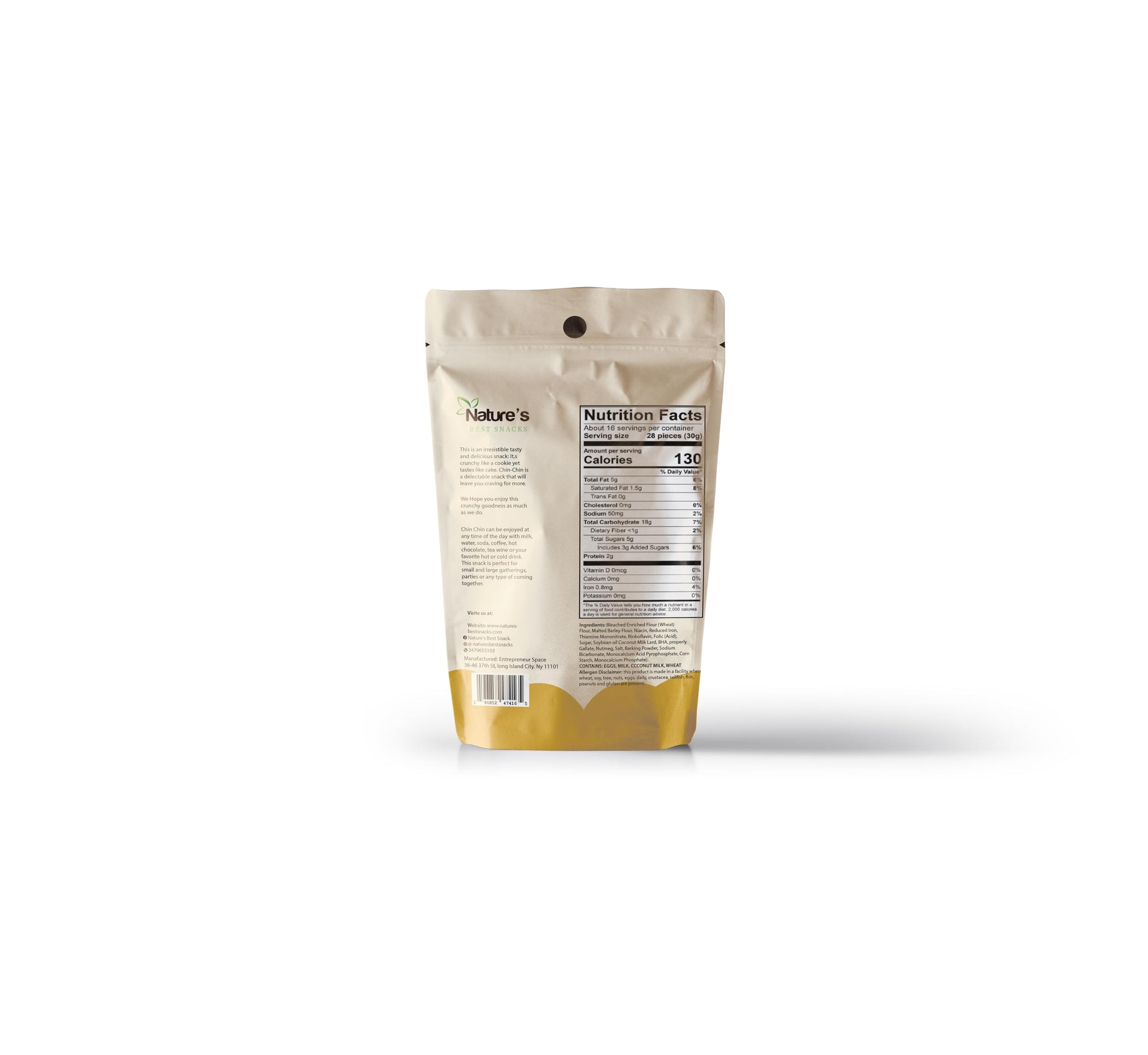 ChinChin Snacks - African Style Snacks Grab and go pack 3oz (6 packs)