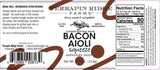 Terrapin Ridge Farms Bacon Aioli - Creamy Gourmet Spread with Smoky Bacon & Dijon Mustard - Gluten & Dairy Free, Keto Friendly,- 7.75 oz Squeeze