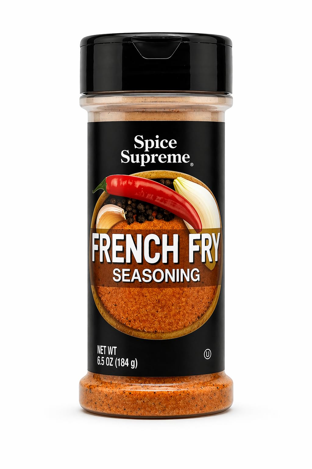 Spice Supreme Seasonings: French Fry Seasoning (Pack of 2) 6.5 oz Size