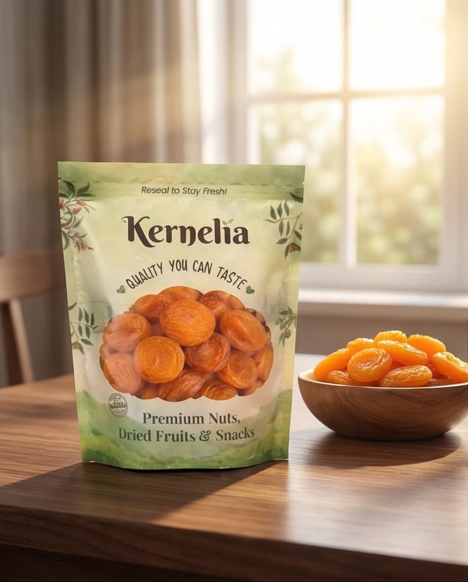California Sun Dried Fancy Apricots, Naturally Sweet Soft Chewy Dried Apricots Snack, Dried Fruit for Baking, Oatmeal, Yogurt, Trail Mix, No Added