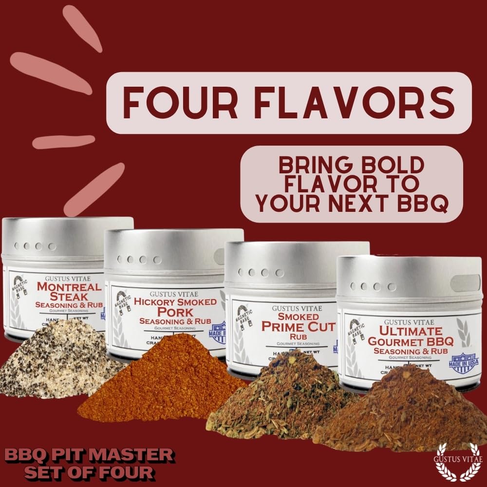 Gustus Vitae | BBQ Pit Master Collection | All Natural Gourmet Seasonings