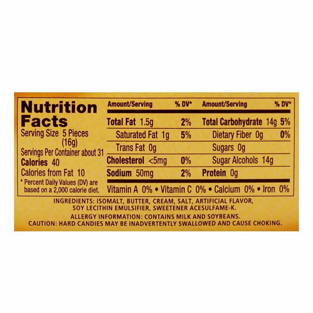 Werther's Sugar Free Mini Caramel Candies - Convenient Resealable Package, Mini Hard Candies for Snacks or Travel - 1.48 oz Boxes (Pack of 12)