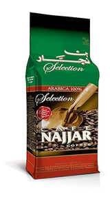 Café Najjar, Turkish Coffee with Cardamom, 450 Gr, 100% Arabica Coffee Beans, Ground Coffee, Dark Roast, Lebanese Coffee, Arabic Coffee, Coffee