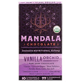 Mandala Superfood Low Glycemic Bean-to-Bar Chocolate (2.2 oz Bar) Organic, Artisan, Healthy, Vegan, Super Dark (Vanilla Orchid, 3-pack)