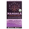 Mandala Superfood Low Glycemic Bean-to-Bar Chocolate (2.2 oz Bar) Organic, Artisan, Healthy, Vegan, Super Dark (Vanilla Orchid, 3-pack)