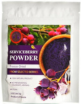 Serviceberry Freeze-Dried Powder - 2 Oz - Natural Serviceberry Powder, No added sugar, No GMOs