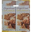 Trader Joe's Gingerbread Cake & Cookie Mix with Crystalized Ginger Pieces 14oz 397g (Two Boxes)