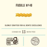 Rummo Gluten Free Fusilli N.48 - Gluten Free Fusilli Pasta Noodles, Made with Brown Rice & Corn, Pasta from Italy - 12 Ounce (Pack of 1)