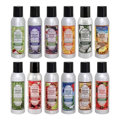 12pc Box - 7oz Smoke Odor Exterminator Spray - Year Round Mix