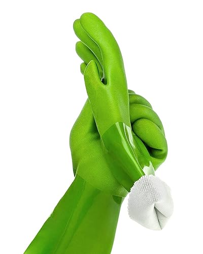 Star Kitchen & Home True Blues Ultimate Green Household Cleaning Gloves (Small)