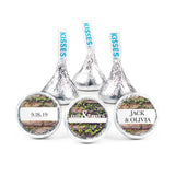 Personalized Wedding Stickers for Kisses Favors (108 Count) - Mr. & Mrs.