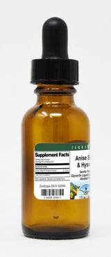 Anise Seed & Hyssop Glycerite Liquid Extract (1:5) - Vanilla Flavored (1 oz, ZIN: 522044) - 3 Pack