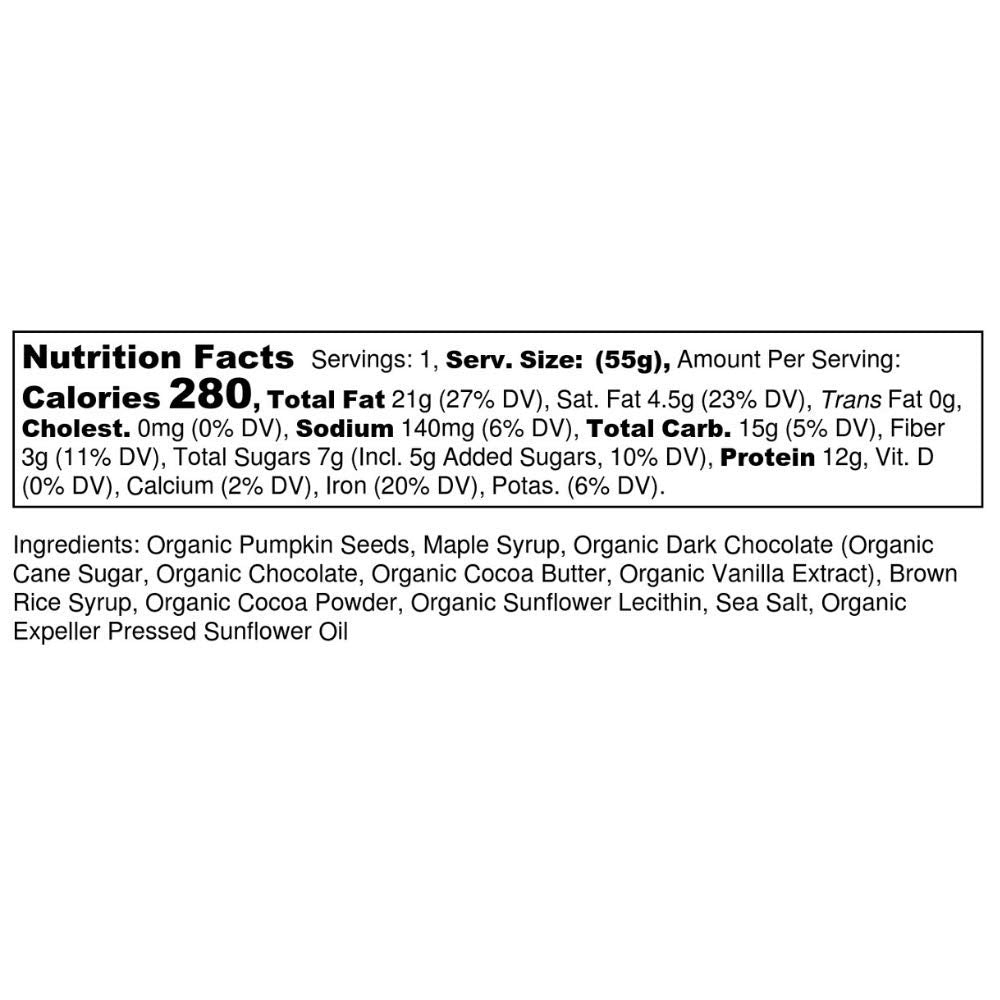 88 Acres Dark Chocolate Brownie Seed Protein Bar 9 Count, 1.9 OZ