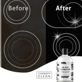 Therapy Glass Cooktop Cleaner Bundle with Microfiber Cloth - Glass Stove Top Cleaner and Polish for Ceramic, Electric, Induction and Flat Top Surfaces