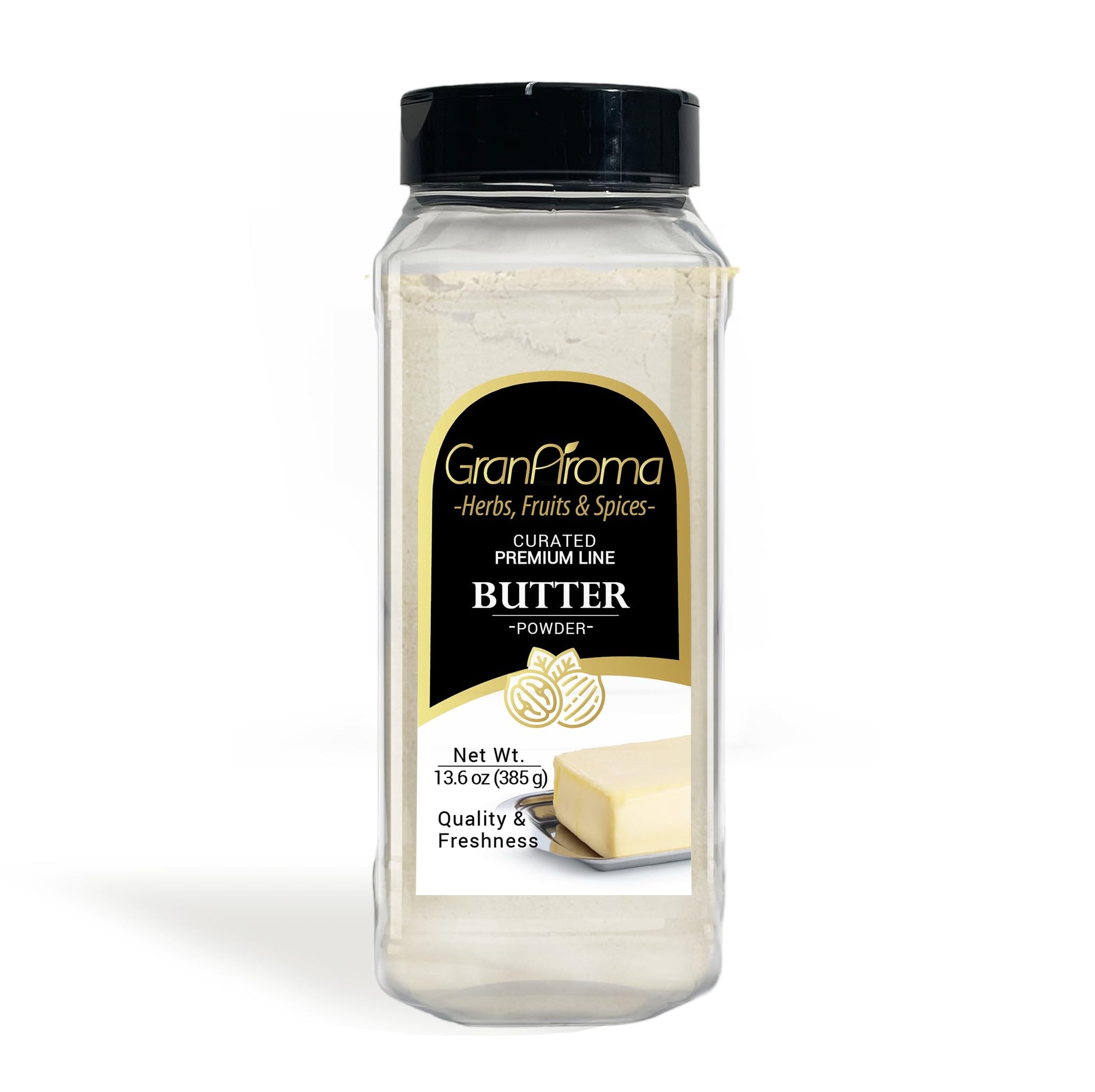 GranAroma Butter Powder, Creamy & Savory, Ingredient & Additive, Versatile Powder (13.6 Ounce)