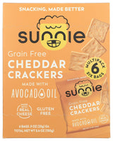 Sunnie, Crackers Cheddar 6Ct Multipack, 0.9 Ounce