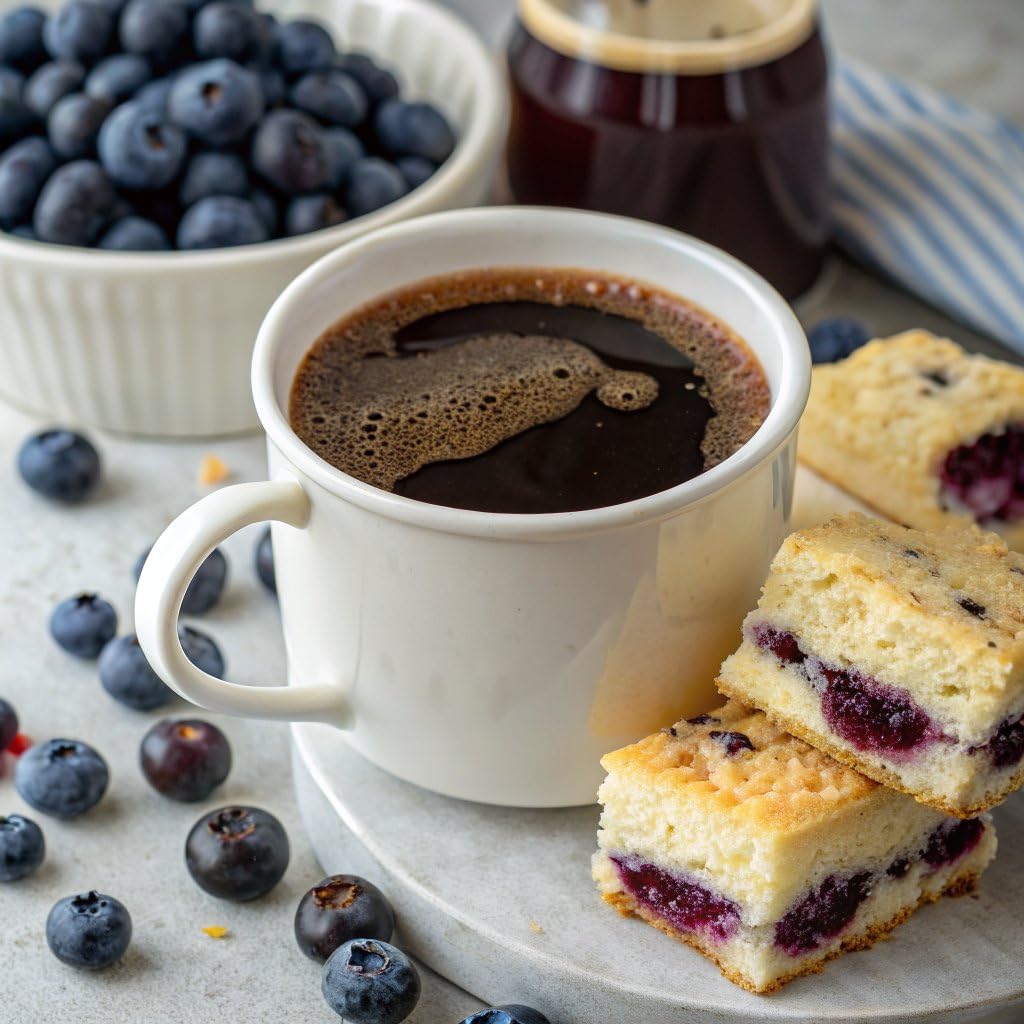 Java Factory Coffee Pods Blueberry Flavored Coffee for Keurig K-Cup Brewers, Blueberry Shortcake, 40 Count