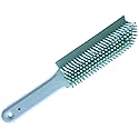 SWEEPA Rubber Brush for Cleaning, Grooming, Lint and Fur Removal. Home and Auto. (Light Blue)