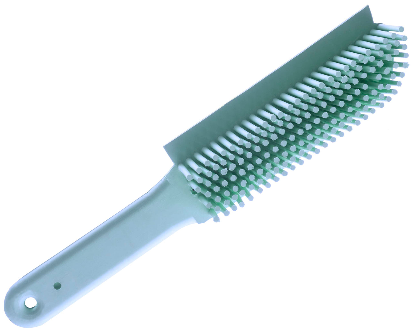 SWEEPA Rubber Brush for Cleaning, Grooming, Lint and Fur Removal. Home and Auto. (Light Blue)
