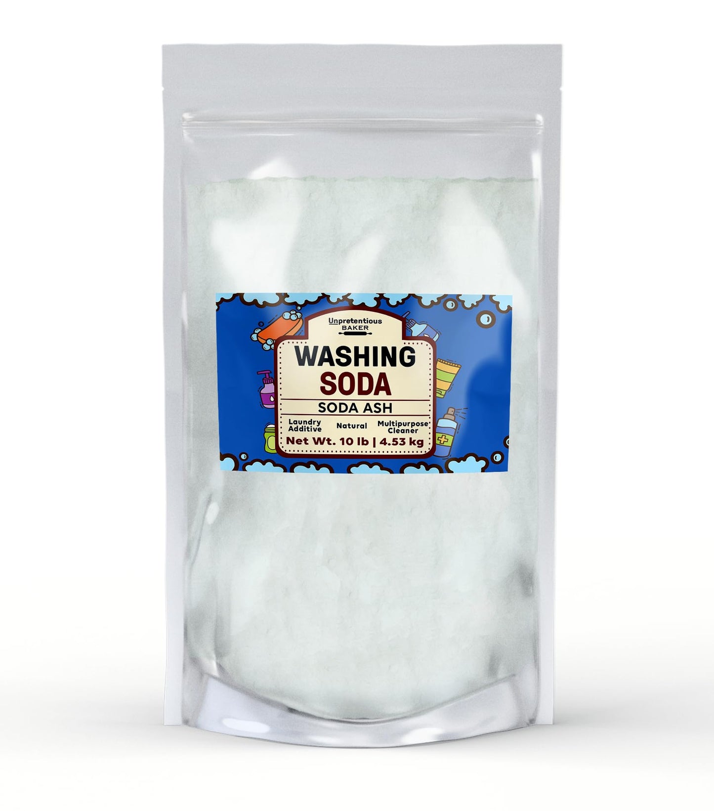 Unpretentious Washing Soda, 10 lb, Soda Ash, Laundry Additive, Sodium Carbonate