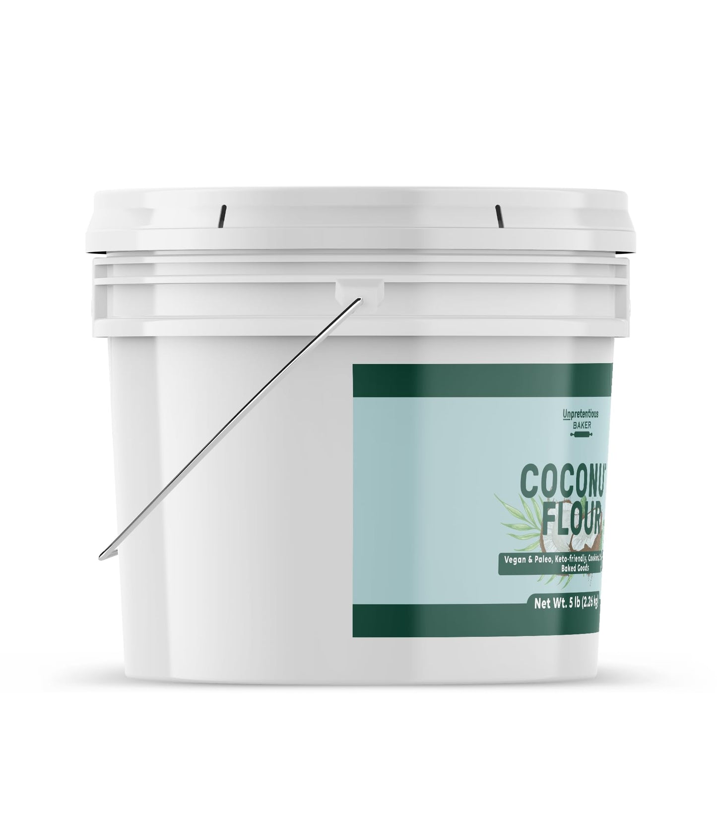 Unpretentious Coconut Flour, 1 Gallon, Vegan, Wheat Flour Alternative, Keto-Friendly