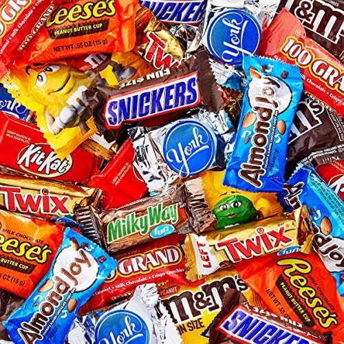 CandyKrave Halloween Assorted Chocolate Candy Variety Pack - 4lb Assorted Bulk Chocolate Candy & Chocolate Gifts - Halloween Chocolate Candy