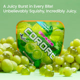 UHA CORORO (Shine Muscat Grape / 48g x 6) Japanese Gummy Candy, Gummies (Juicy and Squishy/real fruit juice) kororo