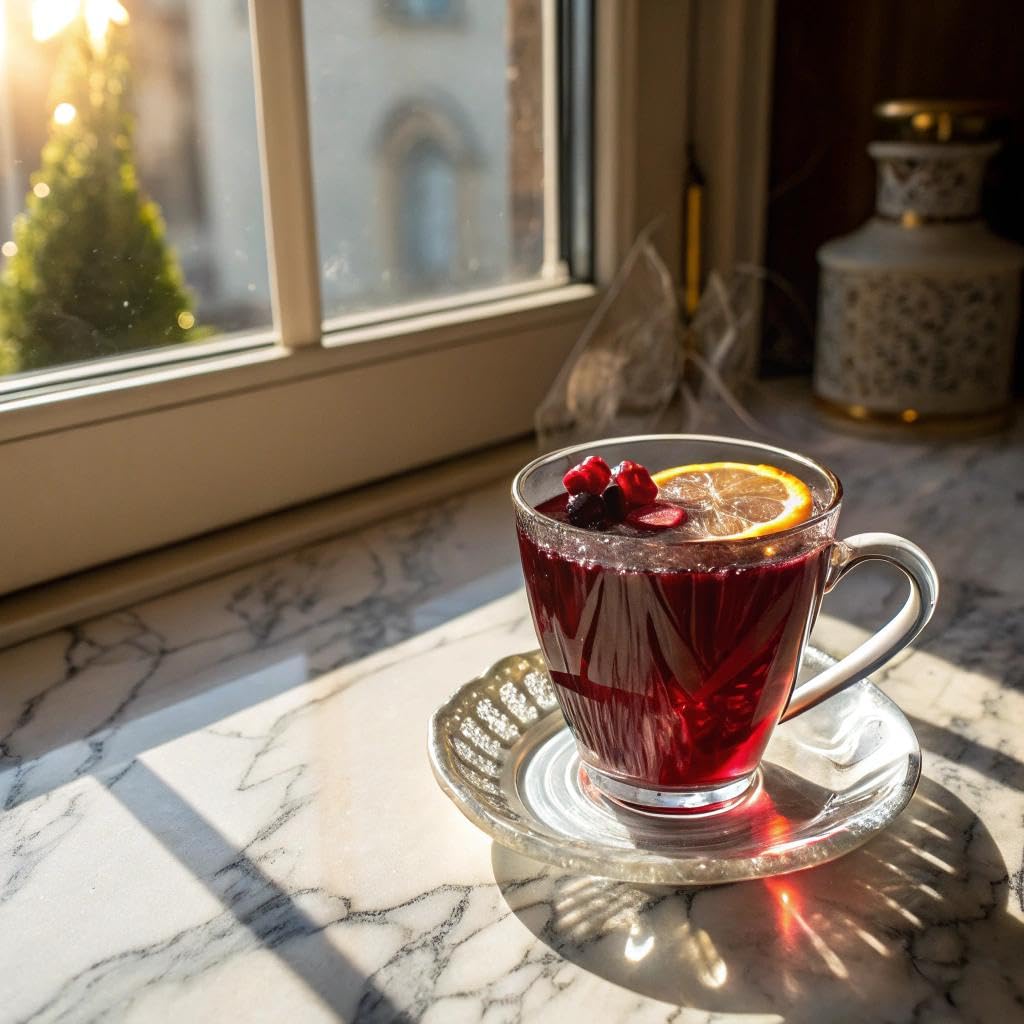 VINIA Cranberry Hibiscus Herbal Tea Bags, Made with Organic Herbal Tea, Infused with Piceid Resveratrol for Heart Health, Nitric Oxide, Physical