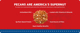 Pecan Nation Honey Roasted Georgia Pecans, 16 oz., Natural, No Preservatives, Anti-oxidant Rich, Non-GMO, Irresistible Healthy Snacking Pecans