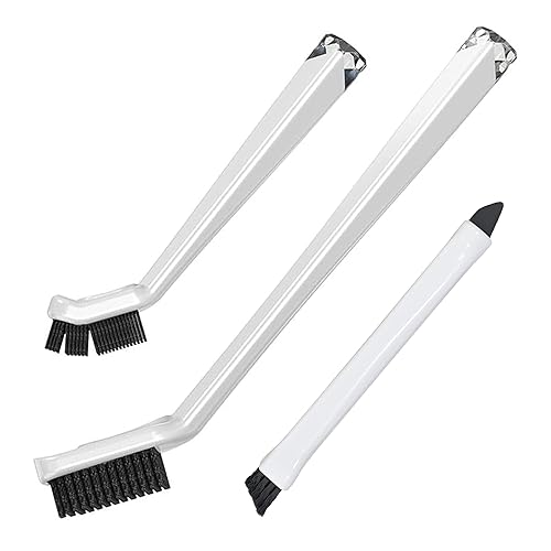 Grout Cleaning Brushes Set (3 Pcs) Deep Cleaner Multi-Purpose Stiff Bristle Brush, Cleaning Toothbrush for Cleaning Corners, Spaces, Tile, Shower