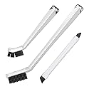 Grout Cleaning Brushes Set (3 Pcs) Deep Cleaner Multi-Purpose Stiff Bristle Brush, Cleaning Toothbrush for Cleaning Corners, Spaces, Tile, Shower