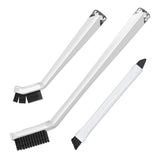 Grout Cleaning Brushes Set (3 Pcs) Deep Cleaner Multi-Purpose Stiff Bristle Brush, Cleaning Toothbrush for Cleaning Corners, Spaces, Tile, Shower
