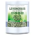 Dried Premium Lemongrass Leaves, Lemon Grass Loose Leaves Tea, Citronella for Thai Food and Herbal Tea, Cut & Sifted, Bulk Spices (4.0 oz)