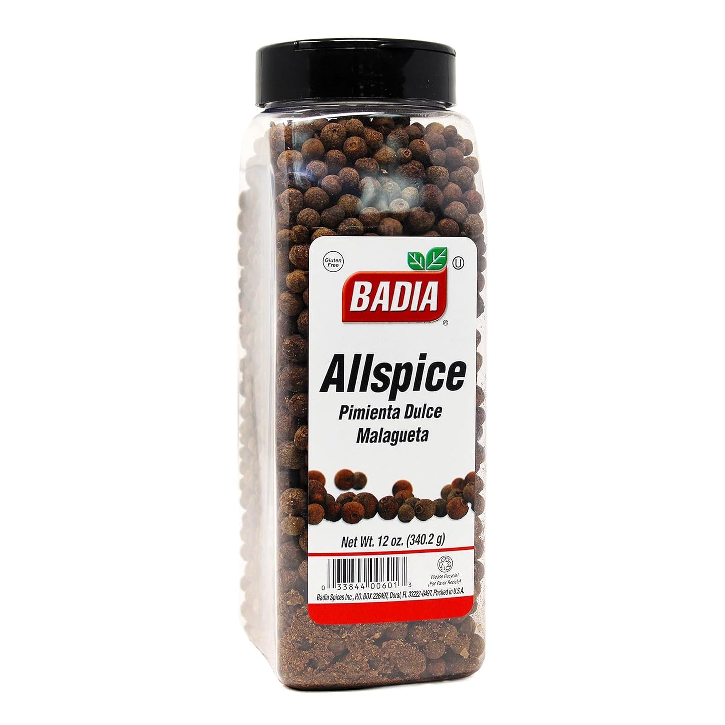 Badia Allspice Whole, 12 oz - Warm & Fragrant Spice with Notes of Cinnamon, Nutmeg & Clove - Perfect for Baking, Cooking & Pickling