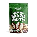 Food to Live - Organic Brazil Nuts, 8 Ounces - Non-GMO, Raw, Whole, No Shell, Unsalted, Kosher, Vegan, Keto, Paleo Friendly, Bulk, Rich in Selenium
