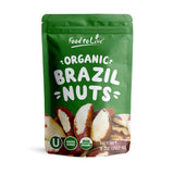 Food to Live - Organic Brazil Nuts, 8 Ounces - Non-GMO, Raw, Whole, No Shell, Unsalted, Kosher, Vegan, Keto, Paleo Friendly, Bulk, Rich in Selenium