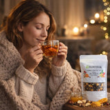 Blentolia Multi Fruit & Herbal Tea Blend with Linden, Sage, Rosehip, Ginger & Hibiscus - 12 Fruits, Herbs & Spices - Herbal Winter Tea - Loose Leaf