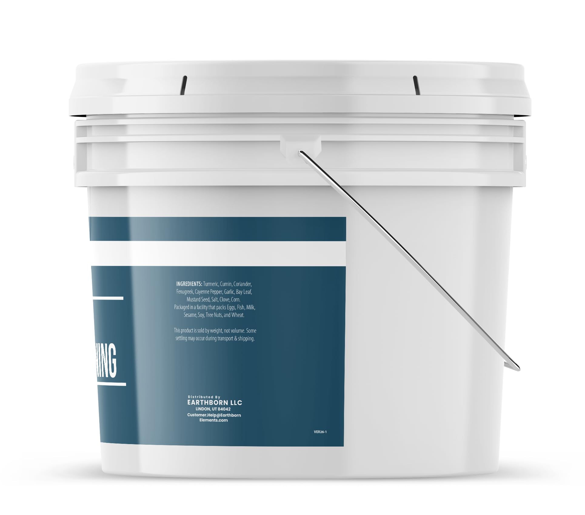 Earthborn Elements Curry Seasoning 1 Gallon Bucket, Cooking, Aromatic Spice Mix (68 Ounce)