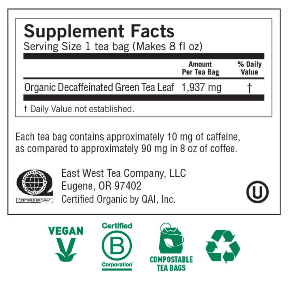 Yogi Tea, Pure Green Decaf, 16 Count, Packaging May Vary