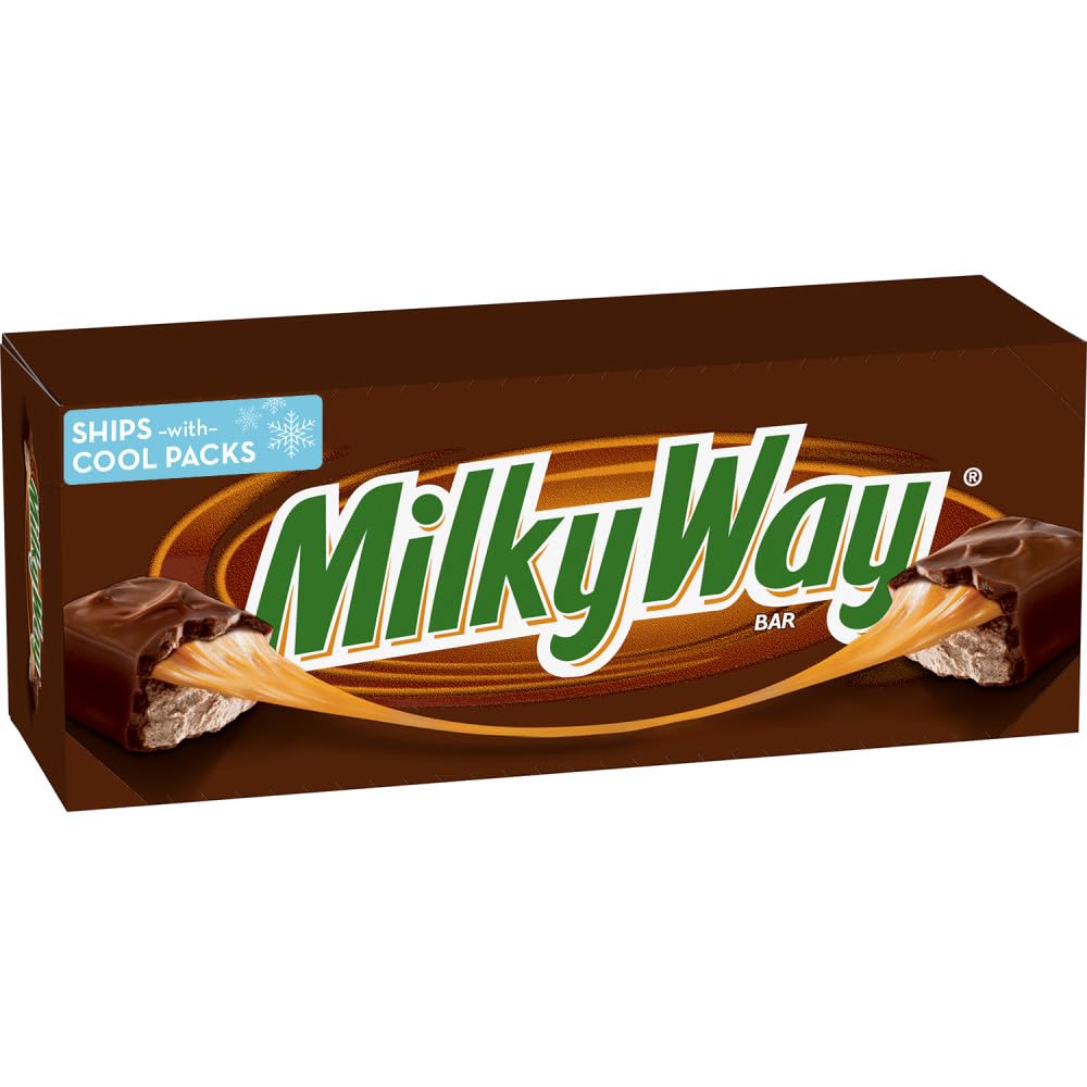 MILKY WAY Candy Milk Chocolate Bars Bulk Pack, Full Size, 1.84 oz Pack of 36)