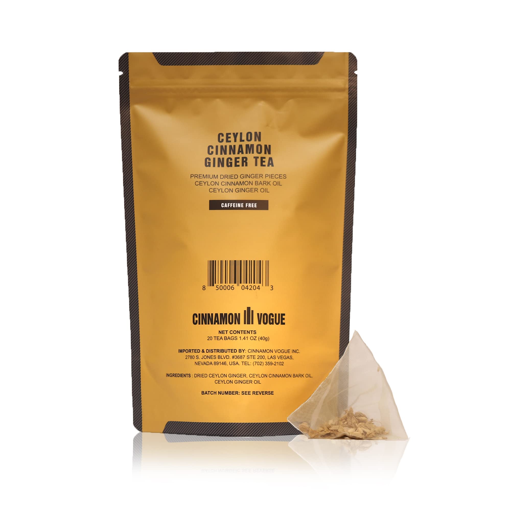 Ceylon Cinnamon Ginger Tea