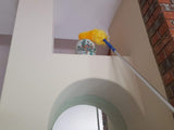 18 Foot Extension Rod & Duster, Micro Fiber Duster, Cobwebs, Pest Control Duster, Computer Duster, Static Duster, Plus Bonus 5 Micro Fiber Cleaning