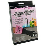 Diabolical Gifts DP0989 Queen of Clean Washing up Gloves, Pink and Black, Medium