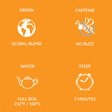 Two Leaves and a Bud Organic Turmeric Antioxidant - 15 Naked Tea Sachets, Naturally Caffeine Free, Whole Leaf Herbal Tea in Unwrapped Pyramid Sachets