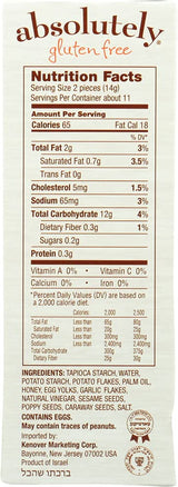 Absolutely Gluten Free Flatbread Everything -- 5.29 oz Pack of 2